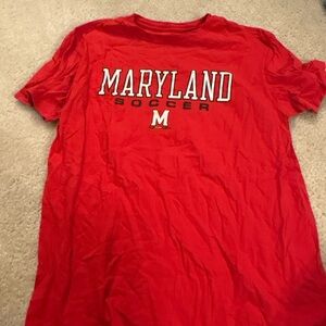 Fanatics Red Crew Neck T-Shirt